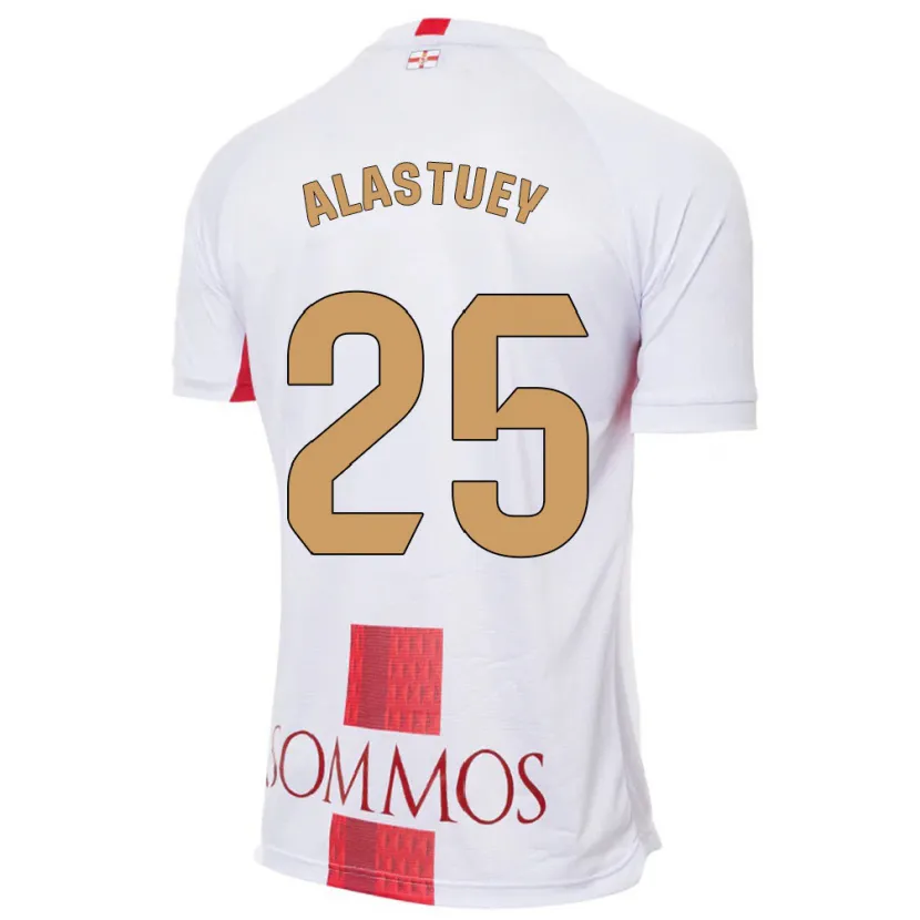 Danxen Niño Camiseta Martina Alastuey #25 Blanco 2ª Equipación 2023/24 La Camisa