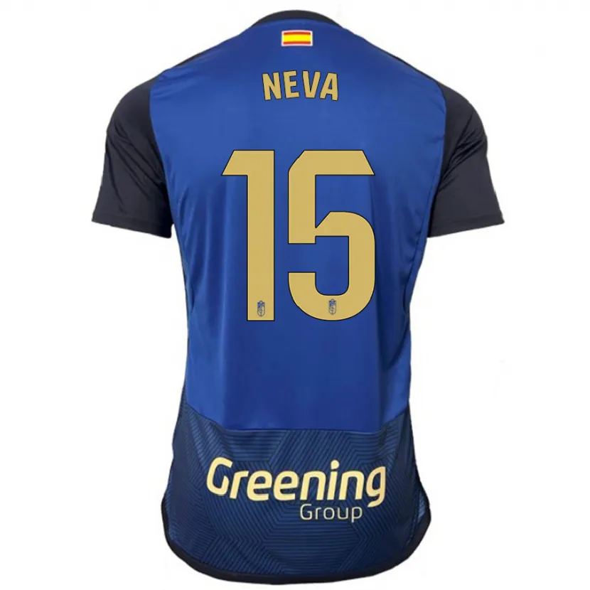 Danxen Niño Camiseta Carlos Neva #15 Armada 2ª Equipación 2023/24 La Camisa