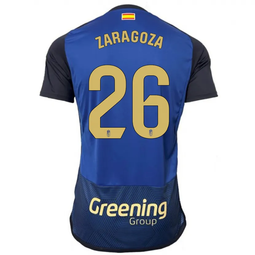 Danxen Niño Camiseta Bryan Zaragoza #26 Armada 2ª Equipación 2023/24 La Camisa