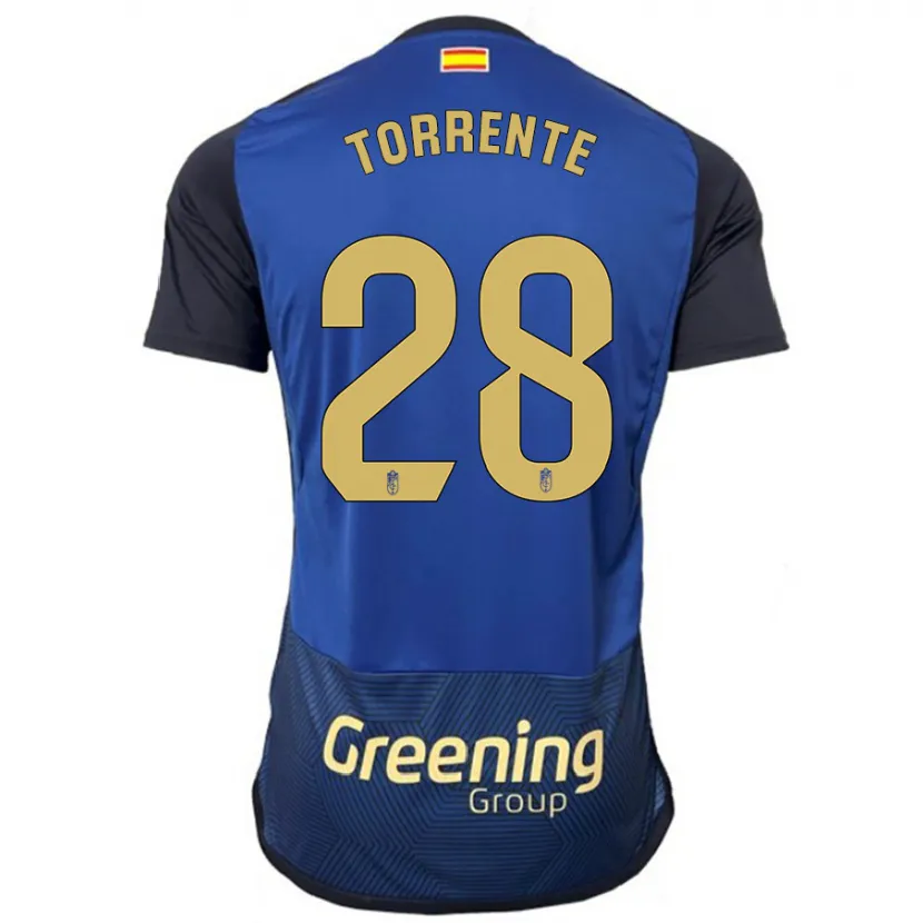 Danxen Niño Camiseta Raúl Torrente #28 Armada 2ª Equipación 2023/24 La Camisa