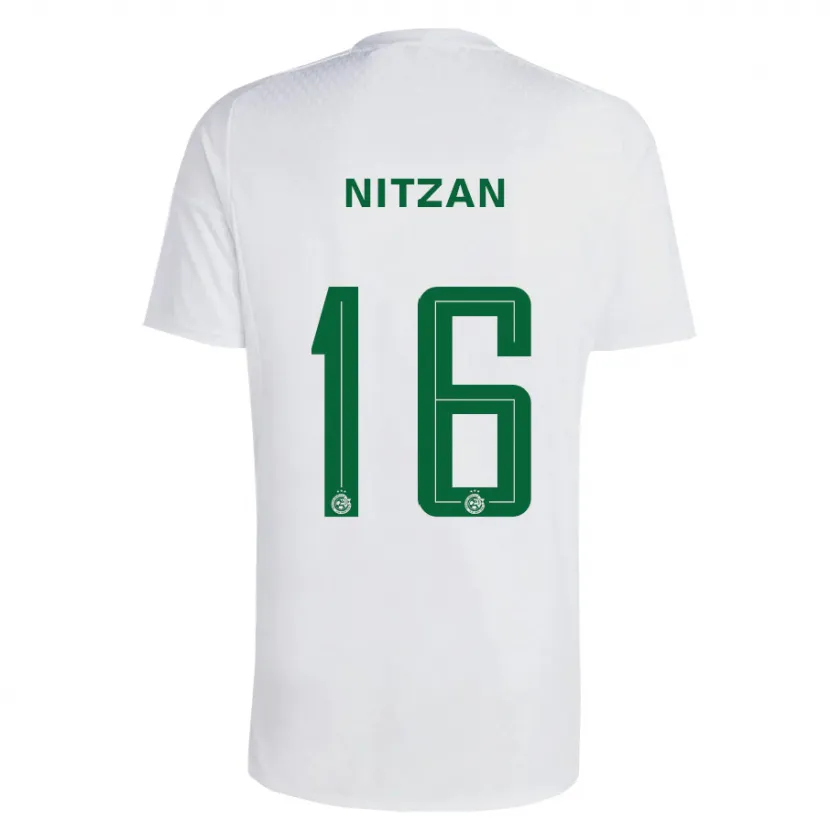 Danxen Niño Camiseta Itamar Nitzan #16 Verde Azul 2ª Equipación 2023/24 La Camisa