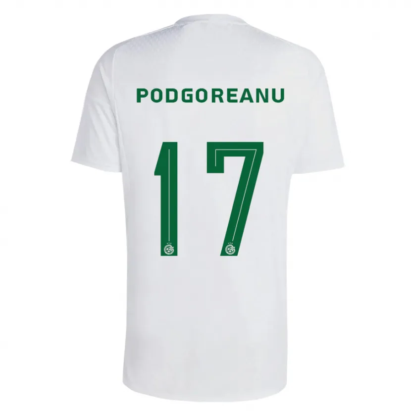 Danxen Niño Camiseta Suf Podgoreanu #17 Verde Azul 2ª Equipación 2023/24 La Camisa