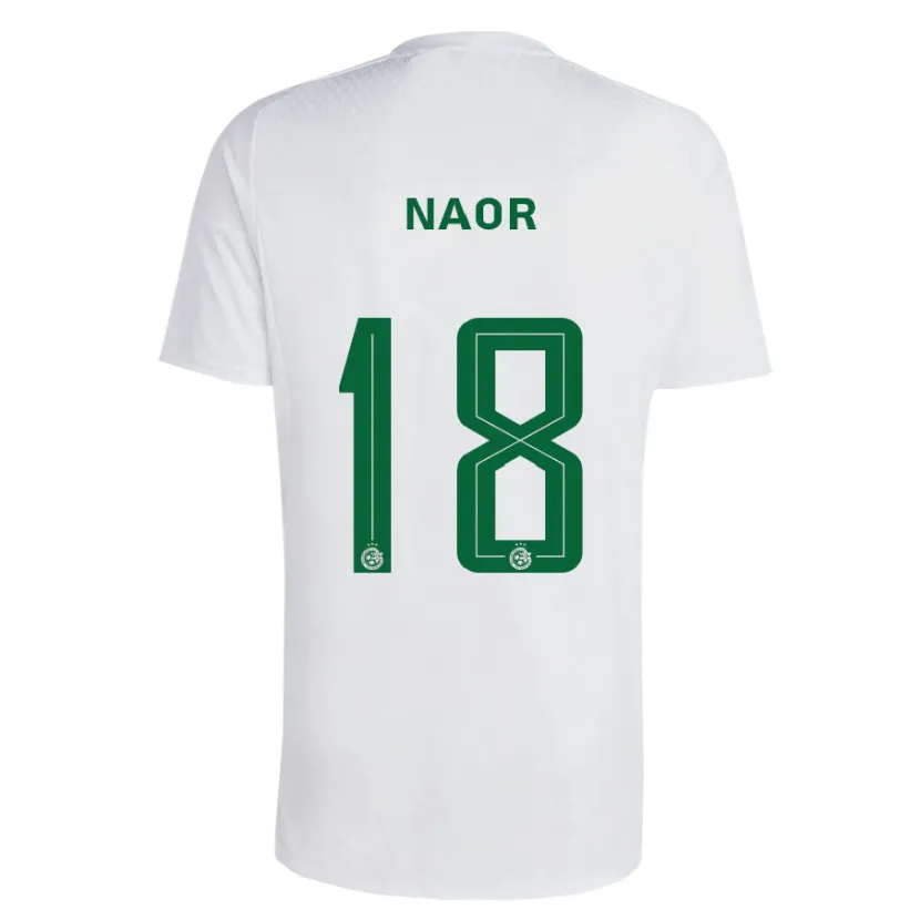 Danxen Niño Camiseta Goni Naor #18 Verde Azul 2ª Equipación 2023/24 La Camisa