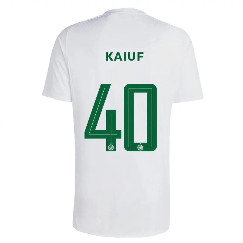 Danxen Niño Camiseta Sharif Kaiuf #40 Verde Azul 2ª Equipación 2023/24 La Camisa