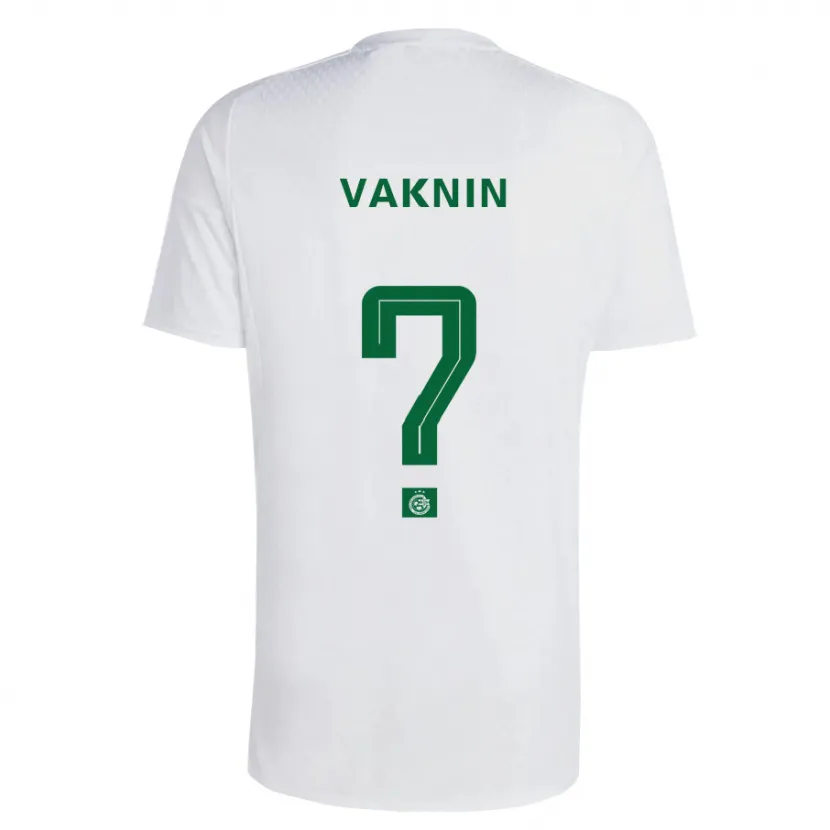 Danxen Niño Camiseta Raz Vaknin #0 Verde Azul 2ª Equipación 2023/24 La Camisa