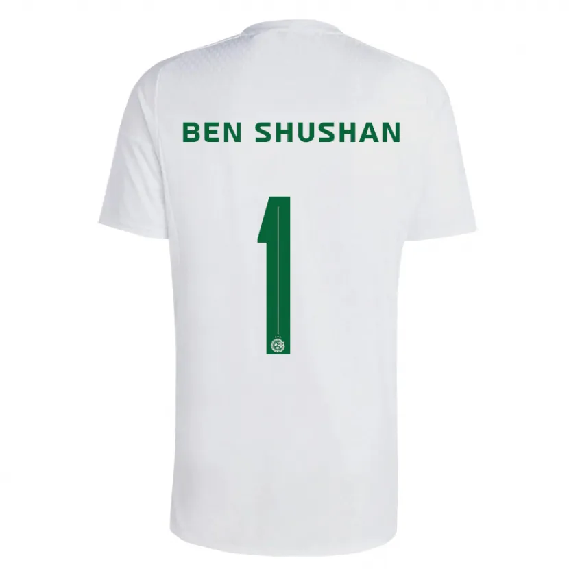 Danxen Niño Camiseta Ori Ben Shushan #1 Verde Azul 2ª Equipación 2023/24 La Camisa