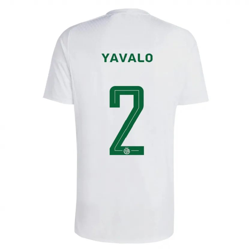 Danxen Niño Camiseta Gatachao Yavalo #2 Verde Azul 2ª Equipación 2023/24 La Camisa