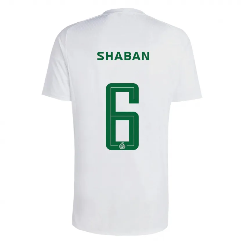 Danxen Niño Camiseta Loay Shaban #6 Verde Azul 2ª Equipación 2023/24 La Camisa