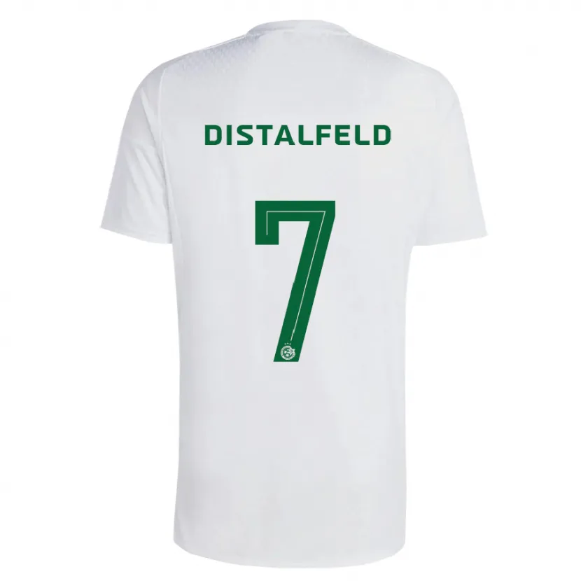 Danxen Niño Camiseta Yanai Distalfeld #7 Verde Azul 2ª Equipación 2023/24 La Camisa