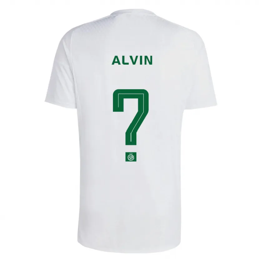 Danxen Niño Camiseta Glenn Alvin #0 Verde Azul 2ª Equipación 2023/24 La Camisa