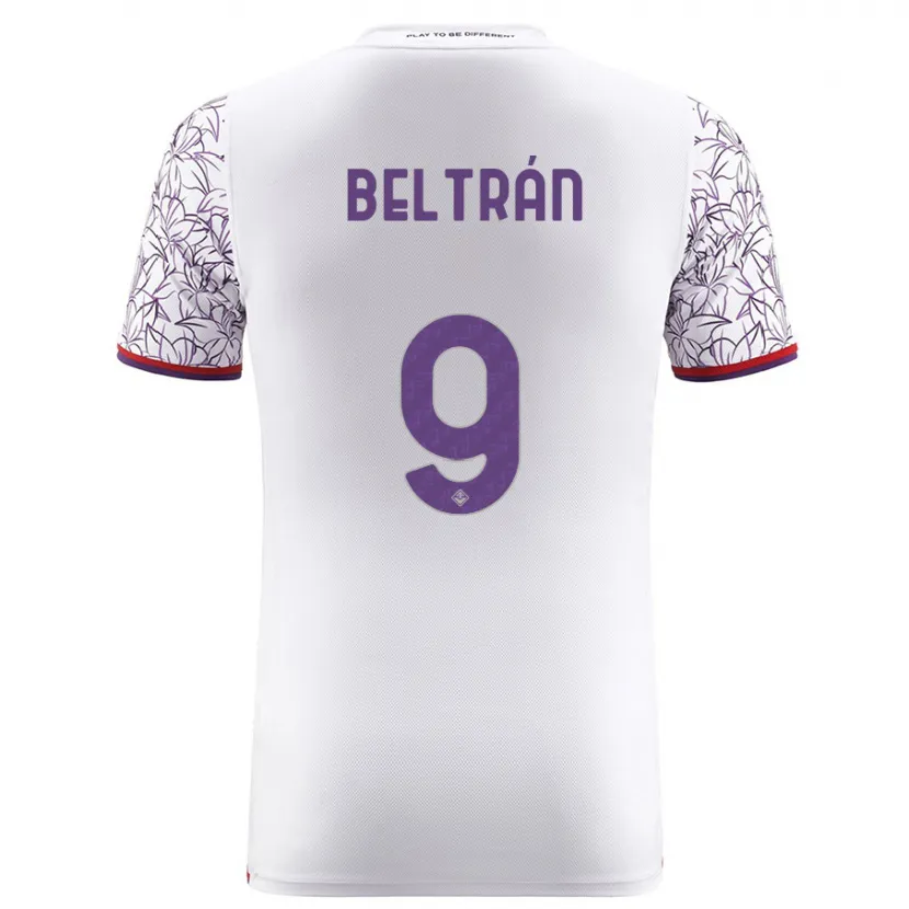 Danxen Niño Camiseta Lucas Beltrán #9 Blanco 2ª Equipación 2023/24 La Camisa