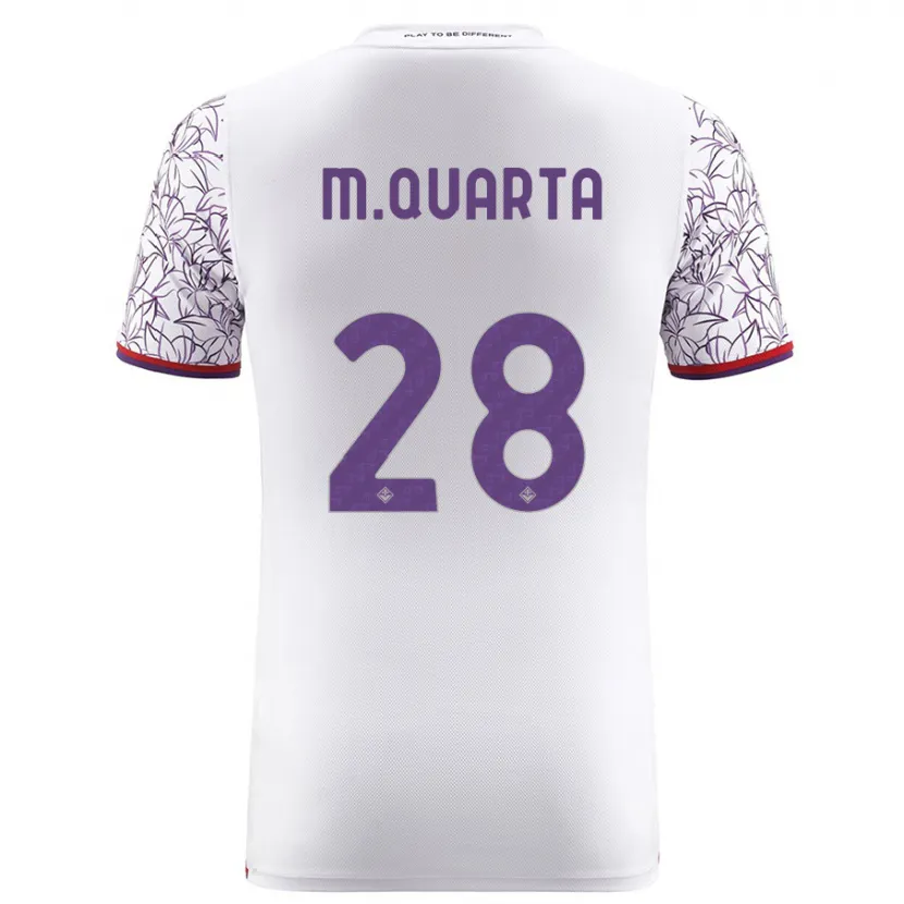 Danxen Niño Camiseta Lucas Martínez Quarta #28 Blanco 2ª Equipación 2023/24 La Camisa