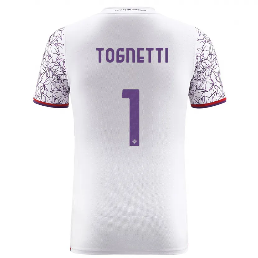 Danxen Niño Camiseta Laerte Tognetti #1 Blanco 2ª Equipación 2023/24 La Camisa