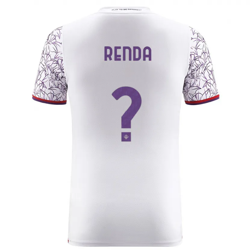 Danxen Niño Camiseta Thomas Renda #0 Blanco 2ª Equipación 2023/24 La Camisa