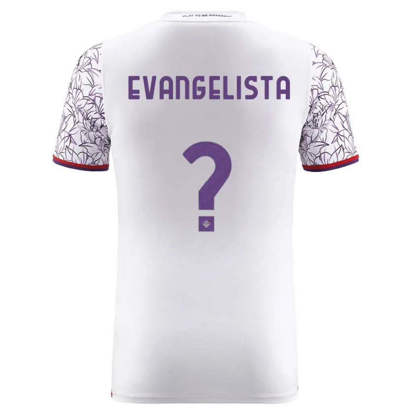 Danxen Niño Camiseta Carlo Evangelista #0 Blanco 2ª Equipación 2023/24 La Camisa