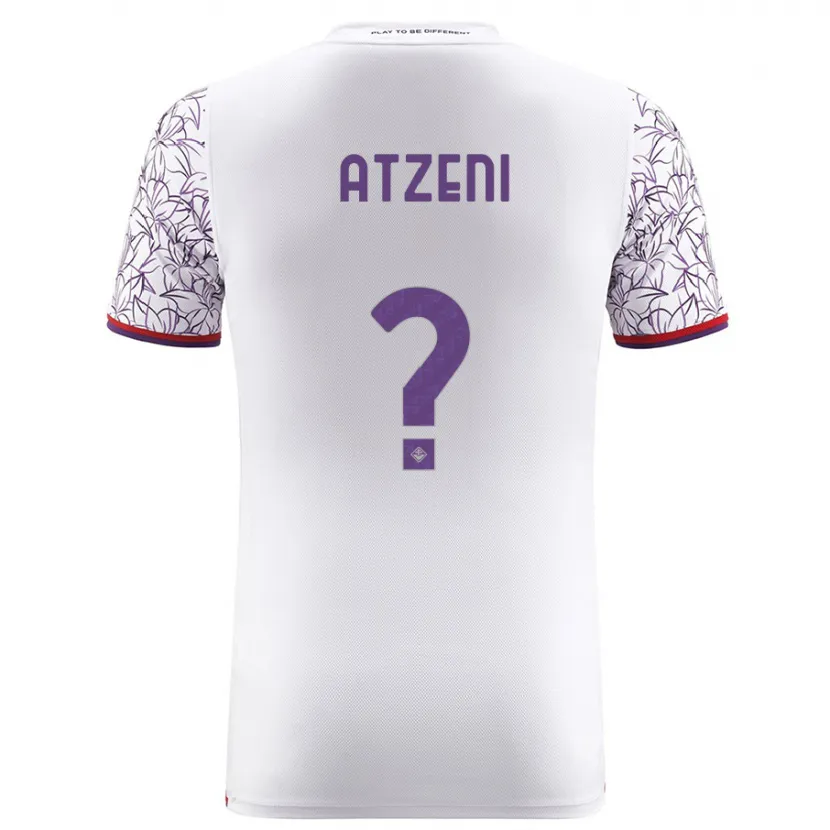 Danxen Niño Camiseta Davide Atzeni #0 Blanco 2ª Equipación 2023/24 La Camisa