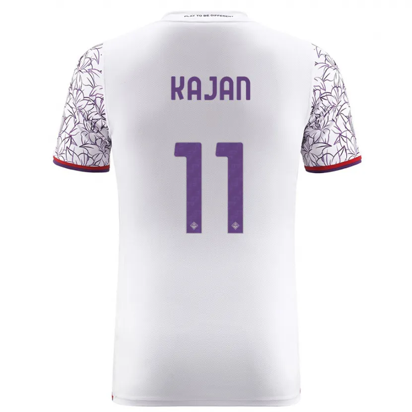 Danxen Niño Camiseta Zsanett Kaján #11 Blanco 2ª Equipación 2023/24 La Camisa