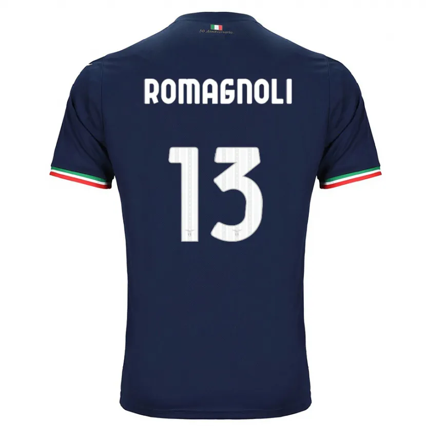 Danxen Niño Camiseta Alessio Romagnoli #13 Armada 2ª Equipación 2023/24 La Camisa