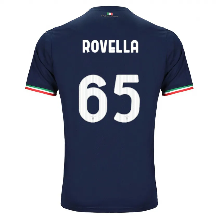 Danxen Niño Camiseta Nicolò Rovella #65 Armada 2ª Equipación 2023/24 La Camisa