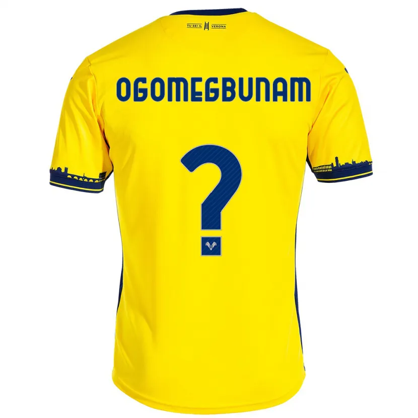 Danxen Niño Camiseta Izu Ogomegbunam #0 Amarillo 2ª Equipación 2023/24 La Camisa