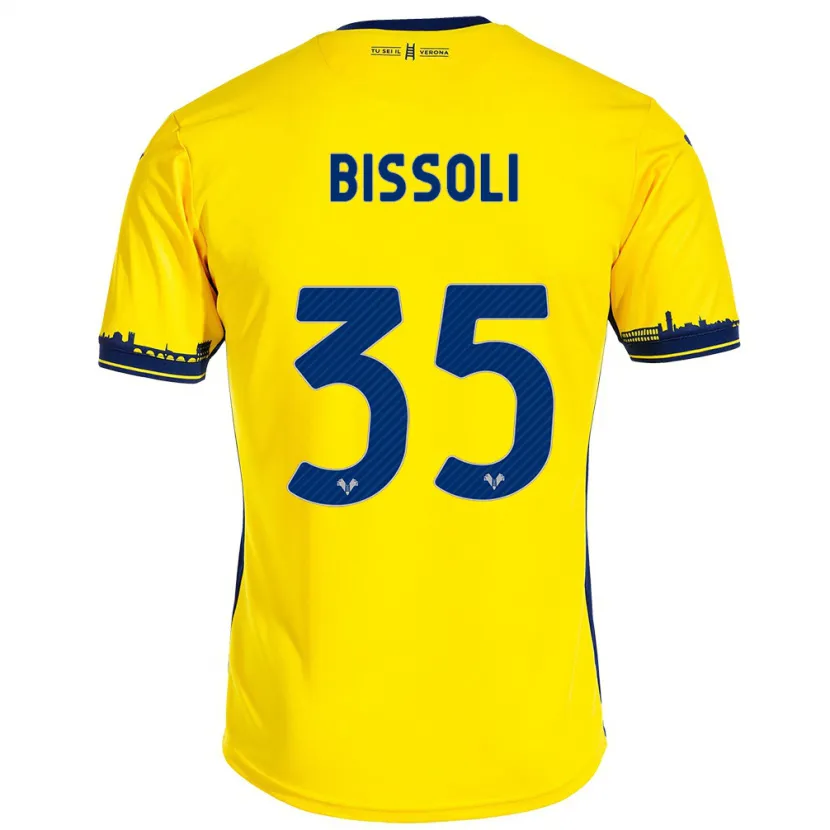 Danxen Niño Camiseta Noemí Bissoli #35 Amarillo 2ª Equipación 2023/24 La Camisa