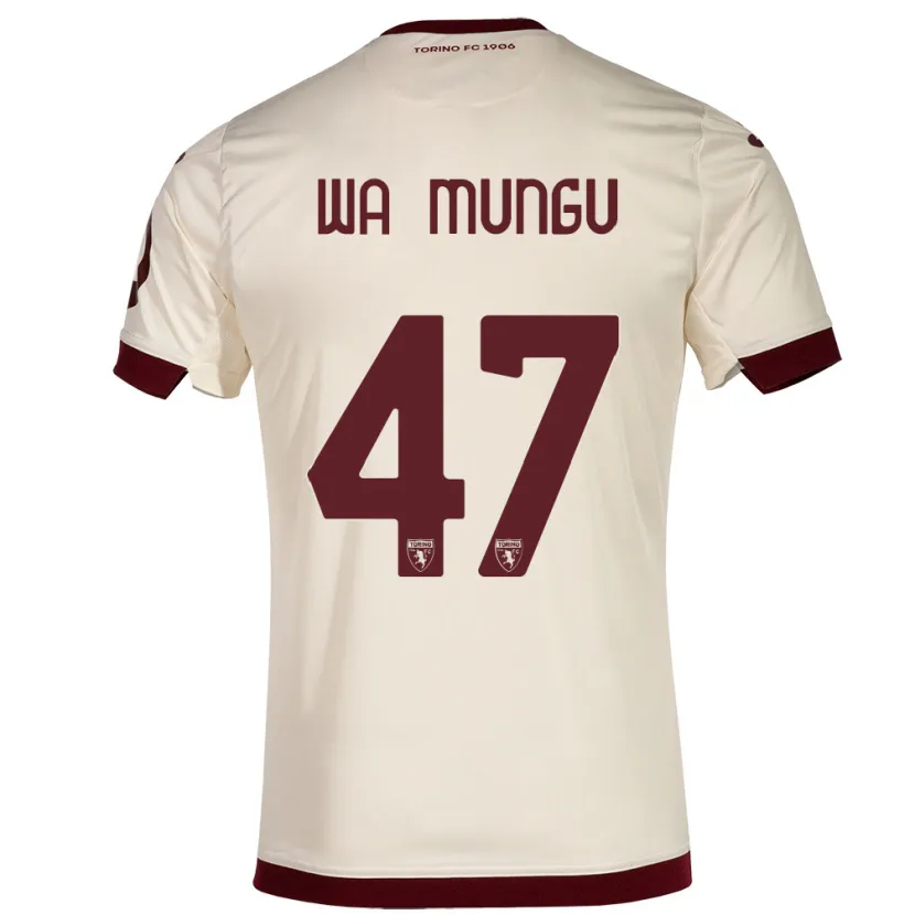 Danxen Niño Camiseta Vimoj Muntu Wa Mungu #47 Champán 2ª Equipación 2023/24 La Camisa