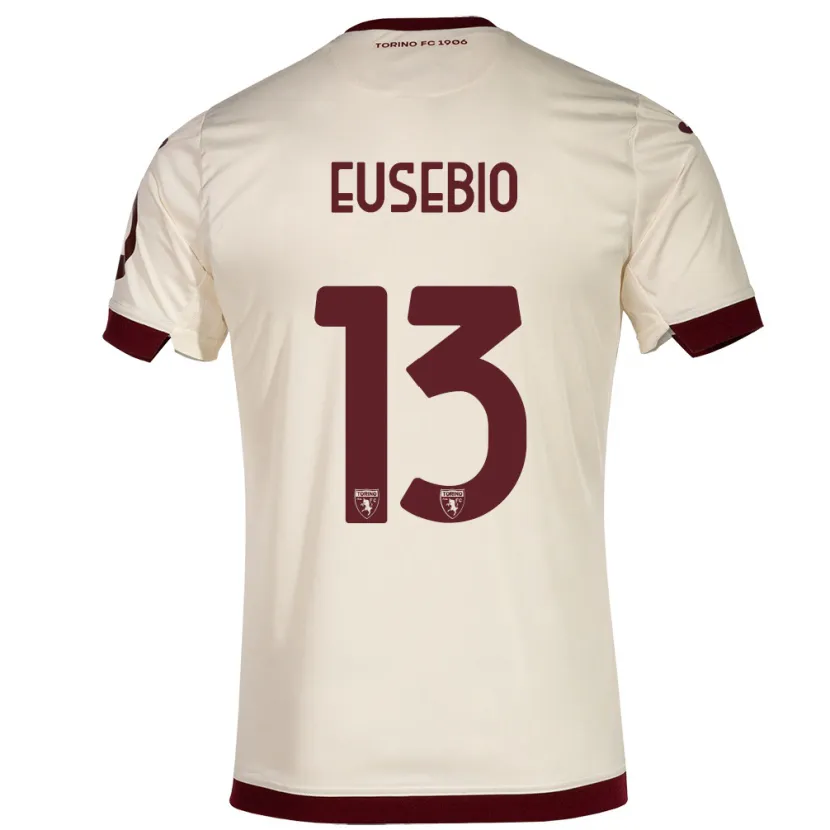 Danxen Niño Camiseta Chiara Eusebio #13 Champán 2ª Equipación 2023/24 La Camisa