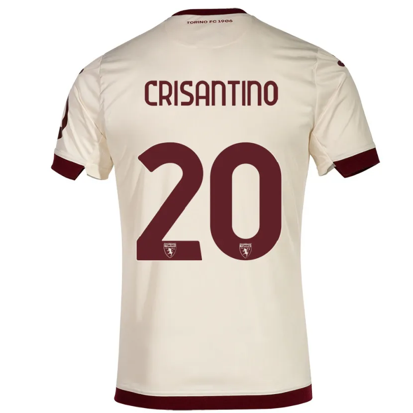 Danxen Niño Camiseta Giulia Crisantino #20 Champán 2ª Equipación 2023/24 La Camisa