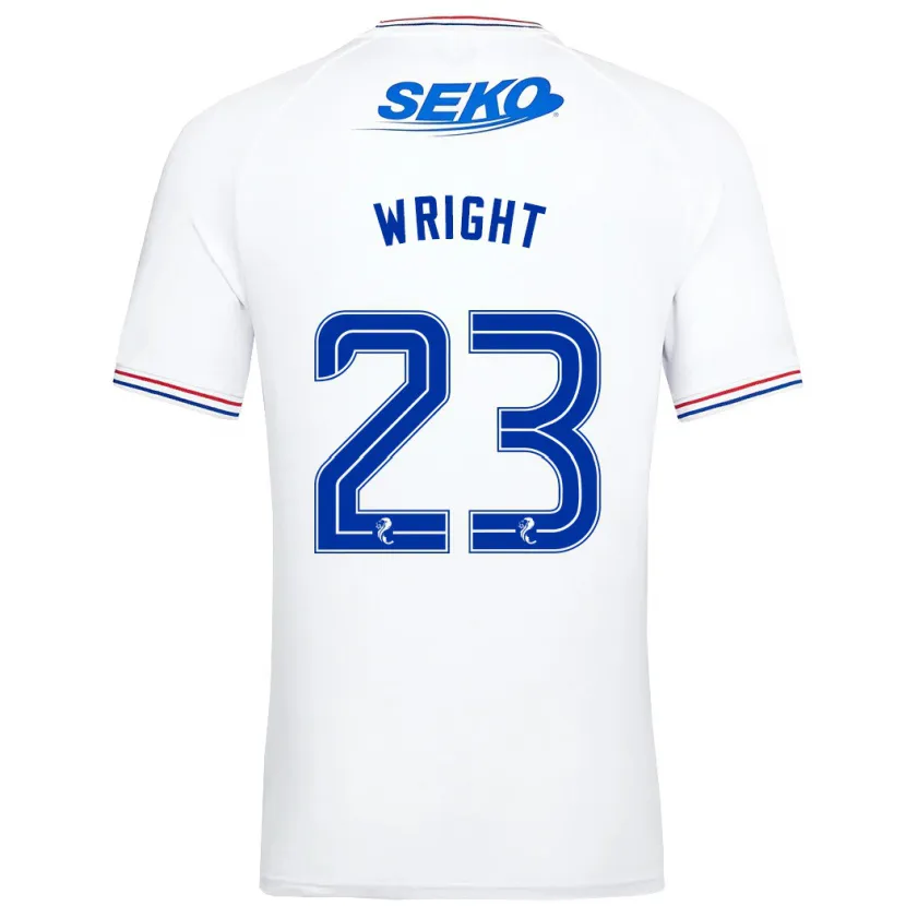 Danxen Niño Camiseta Scott Wright #23 Blanco 2ª Equipación 2023/24 La Camisa