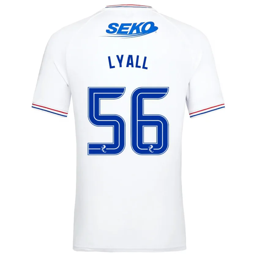 Danxen Niño Camiseta Arron Lyall #56 Blanco 2ª Equipación 2023/24 La Camisa