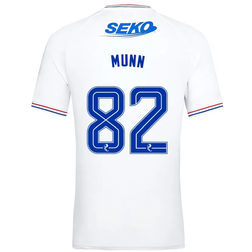 Danxen Niño Camiseta Mason Munn #82 Blanco 2ª Equipación 2023/24 La Camisa