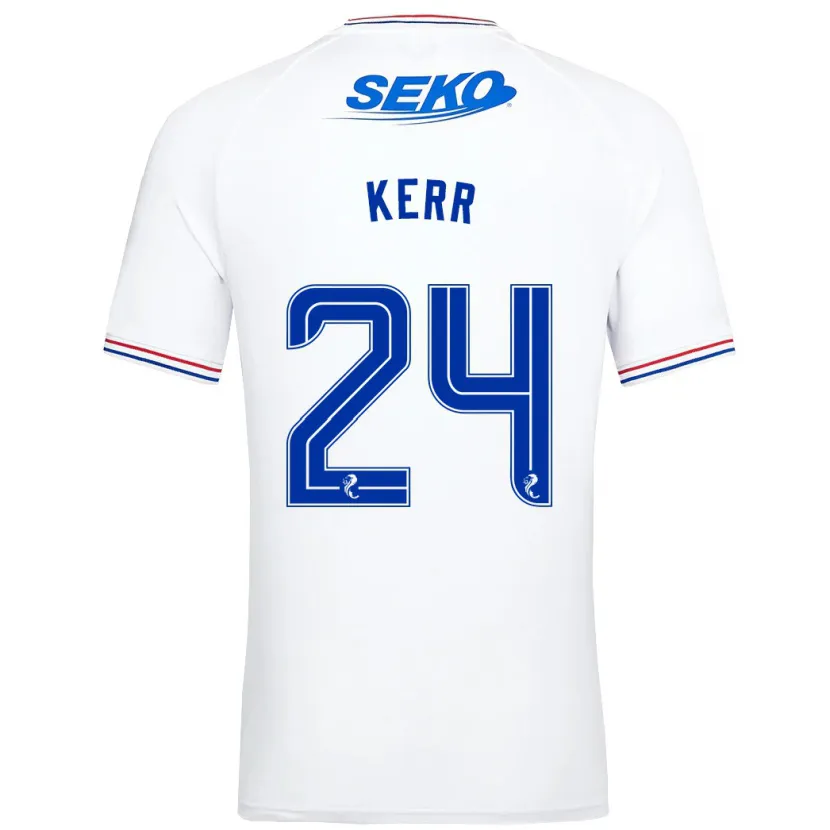 Danxen Niño Camiseta Samantha Mary Kerr #24 Blanco 2ª Equipación 2023/24 La Camisa