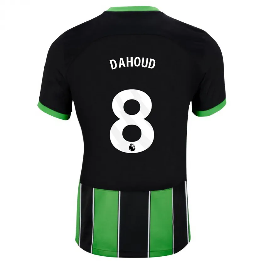 Danxen Niño Camiseta Mahmoud Dahoud #8 Verde Negro 2ª Equipación 2023/24 La Camisa