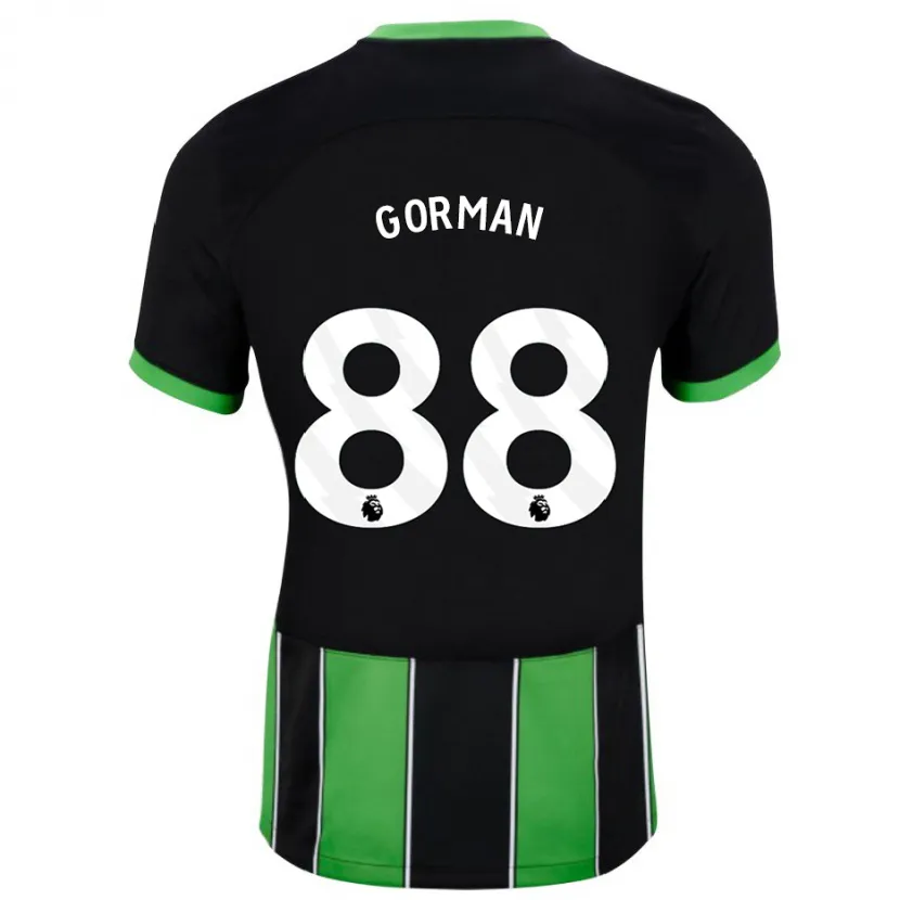 Danxen Niño Camiseta Ronnie Gorman #88 Verde Negro 2ª Equipación 2023/24 La Camisa