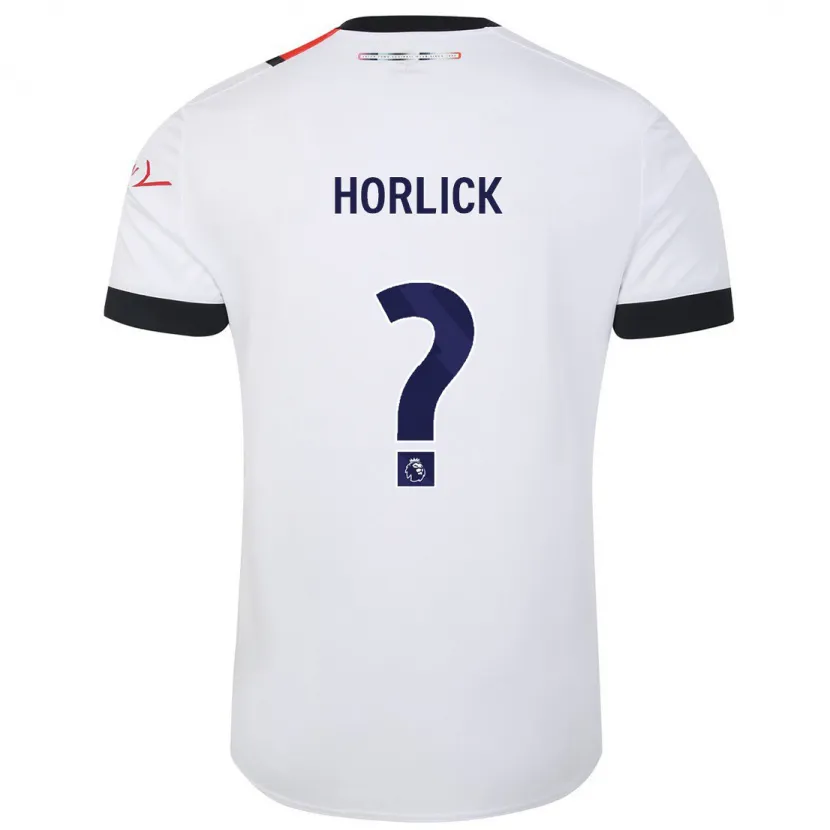 Danxen Niño Camiseta Jameson Horlick #0 Blanco 2ª Equipación 2023/24 La Camisa