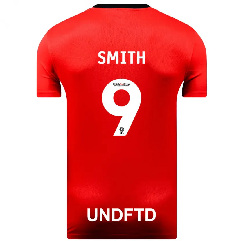 Danxen Niño Camiseta Libby Smith #9 Rojo 2ª Equipación 2023/24 La Camisa