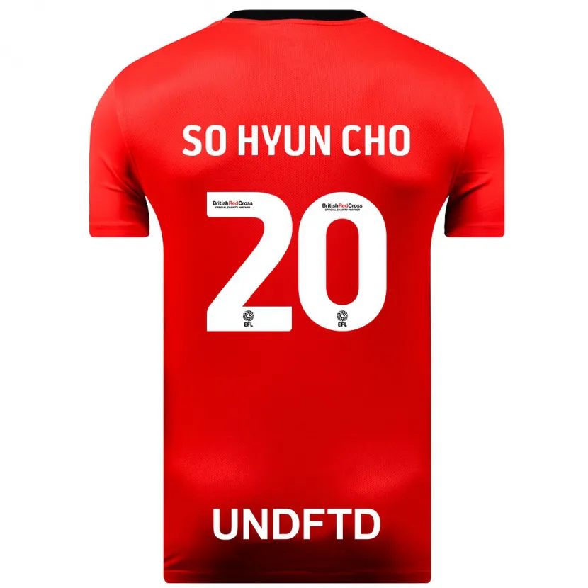 Danxen Niño Camiseta Cho So-Hyun #20 Rojo 2ª Equipación 2023/24 La Camisa