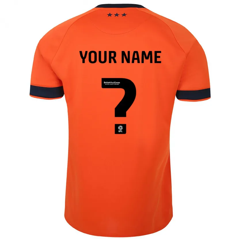 Danxen Niño Camiseta Su Nombre #0 Naranja 2ª Equipación 2023/24 La Camisa