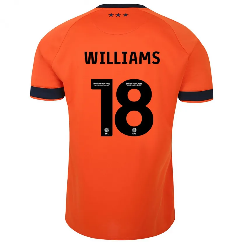 Danxen Niño Camiseta Brandon Williams #18 Naranja 2ª Equipación 2023/24 La Camisa