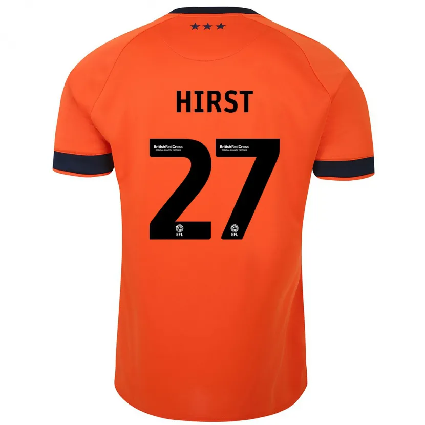 Danxen Niño Camiseta George Hirst #27 Naranja 2ª Equipación 2023/24 La Camisa