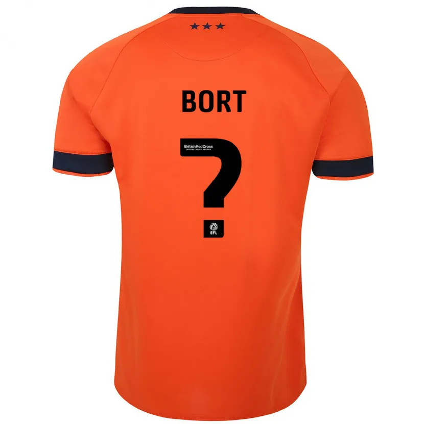 Danxen Niño Camiseta Antoni Bort #0 Naranja 2ª Equipación 2023/24 La Camisa