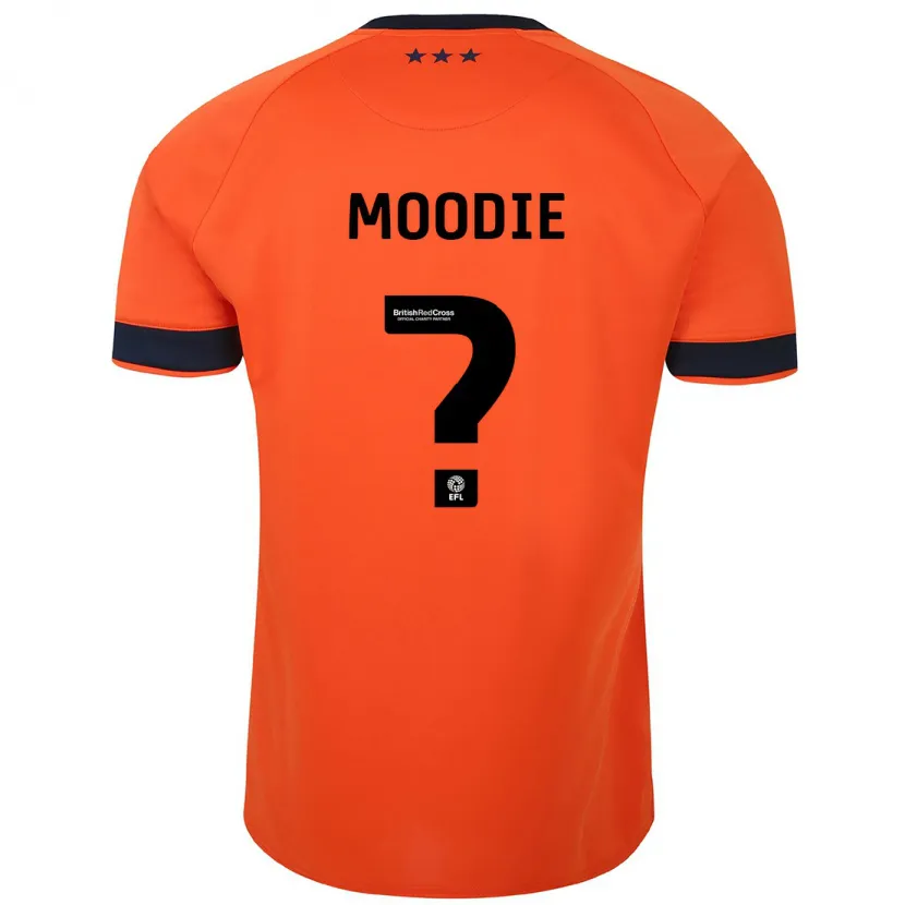 Danxen Niño Camiseta Paul Moodie #0 Naranja 2ª Equipación 2023/24 La Camisa