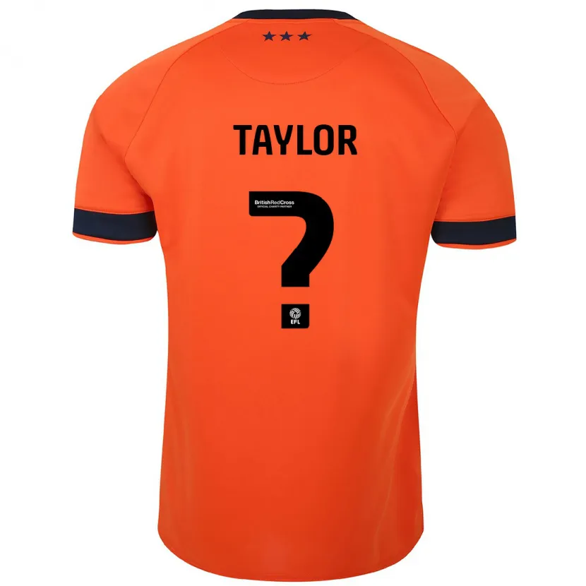 Danxen Niño Camiseta Tom Taylor #0 Naranja 2ª Equipación 2023/24 La Camisa