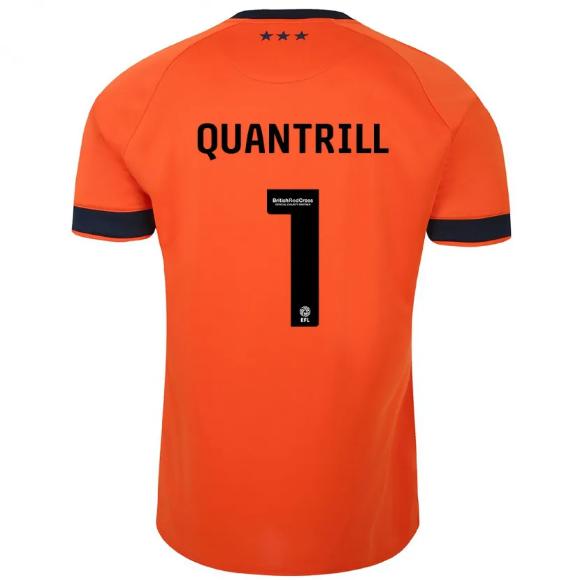 Danxen Niño Camiseta Sarah Quantrill #1 Naranja 2ª Equipación 2023/24 La Camisa