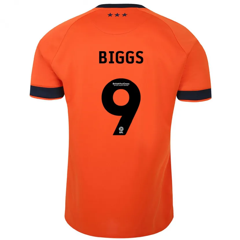 Danxen Niño Camiseta Maddie Biggs #9 Naranja 2ª Equipación 2023/24 La Camisa