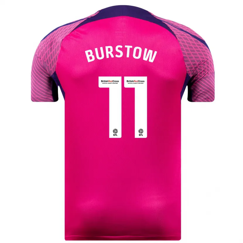 Danxen Niño Camiseta Mason Burstow #11 Morado 2ª Equipación 2023/24 La Camisa