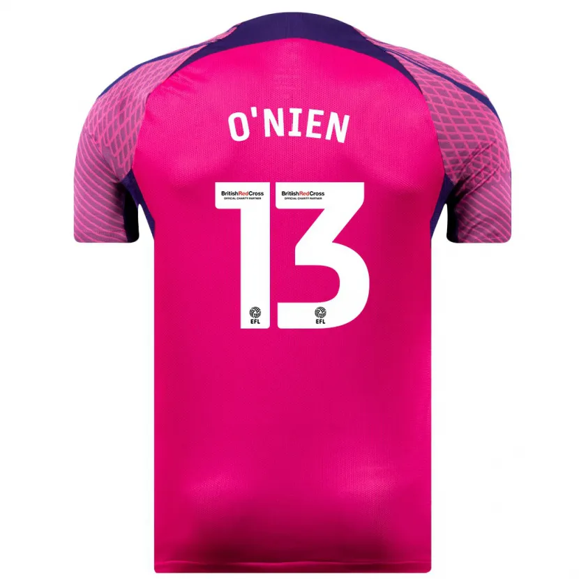 Danxen Niño Camiseta Luke O'nien #13 Morado 2ª Equipación 2023/24 La Camisa