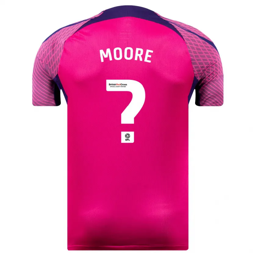 Danxen Niño Camiseta Ethan Moore #0 Morado 2ª Equipación 2023/24 La Camisa