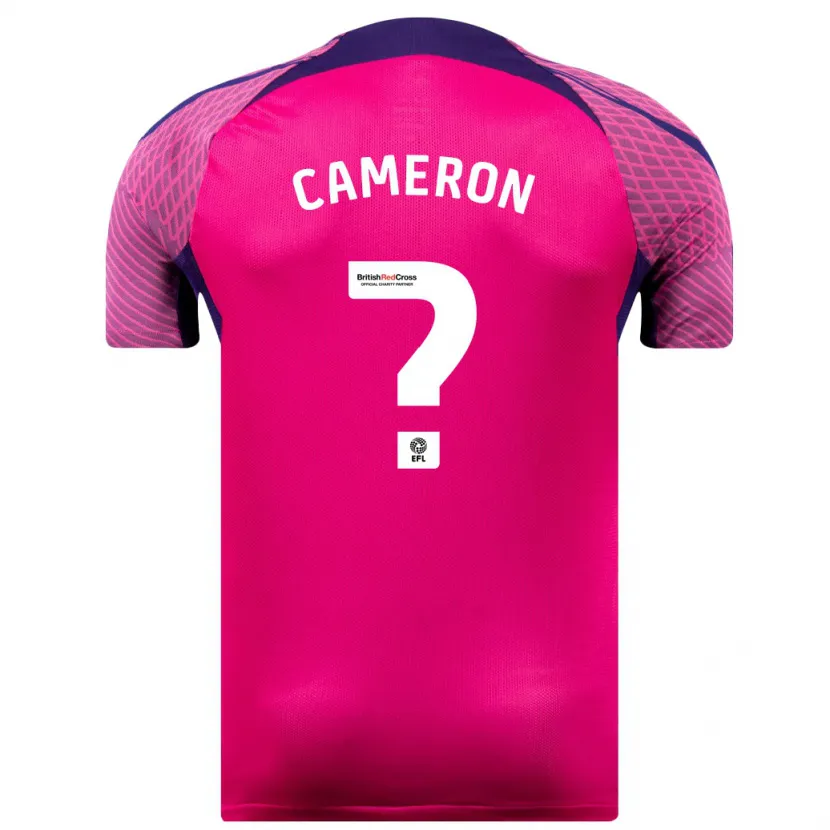 Danxen Niño Camiseta Dan Cameron #0 Morado 2ª Equipación 2023/24 La Camisa