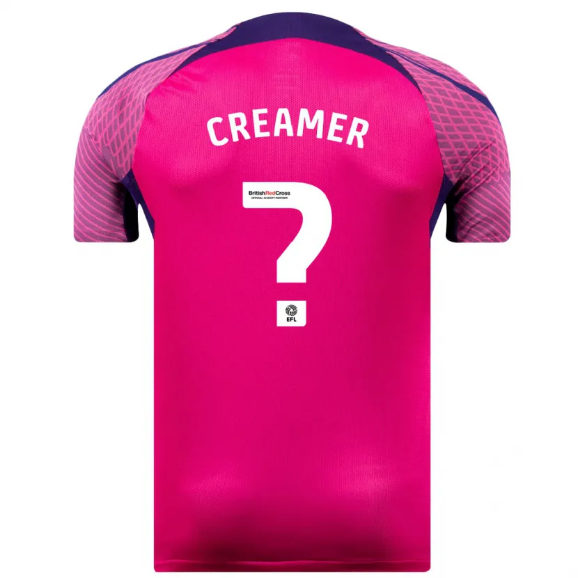 Danxen Niño Camiseta Ben Creamer #0 Morado 2ª Equipación 2023/24 La Camisa